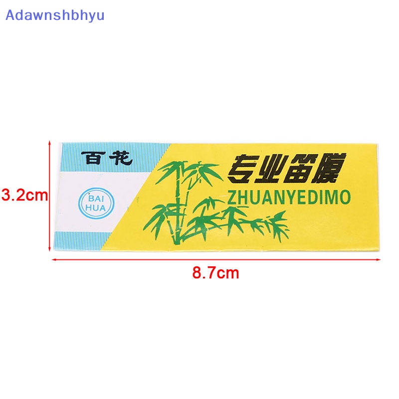 Adhyu 5pcs Dimo Suling Bambu Alami Khusus Diafragma Dizi Dan Metal Flauta Membrane ID