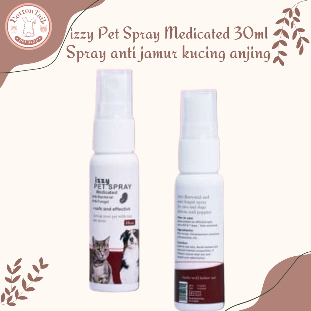 Izzy Pet Spray Kucing Anjing Anti Jamur 30ml