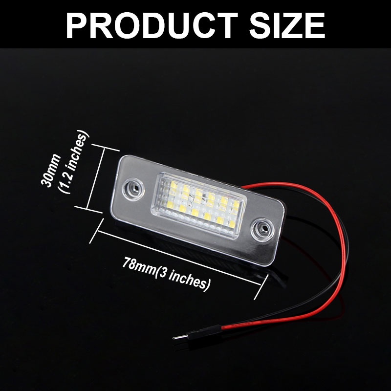 2pcs Lampu Plat Nomor LED Untuk Audi A8 D3 2002 2003 2004 2005 2006 2007 2008 2009 2010 Canbus Bebas Error