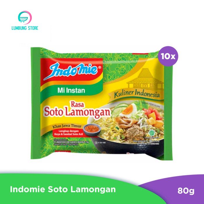 

Indomie Mie Instant Soto Lamongan 10 pcs