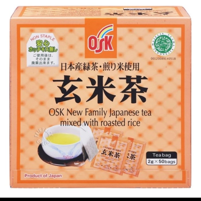 

OSK New Family Roasted Japanese Green Tea isi 50pcs IMPOR