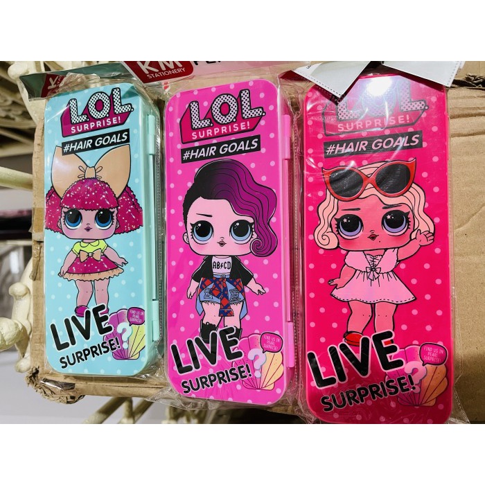 

pencil case mika plastik kode 8900 motif lol pake kunci kode satuan -ZiLOngSell