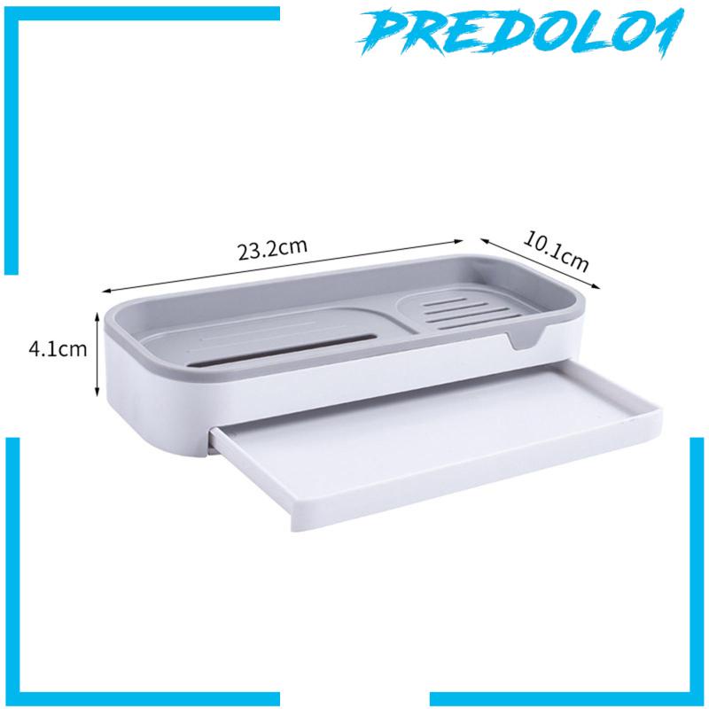 [Predolo1] Soap Holder Self Draining Tempat Sabun Tempel Dinding Untuk Kamar Mandi Shower Hotel