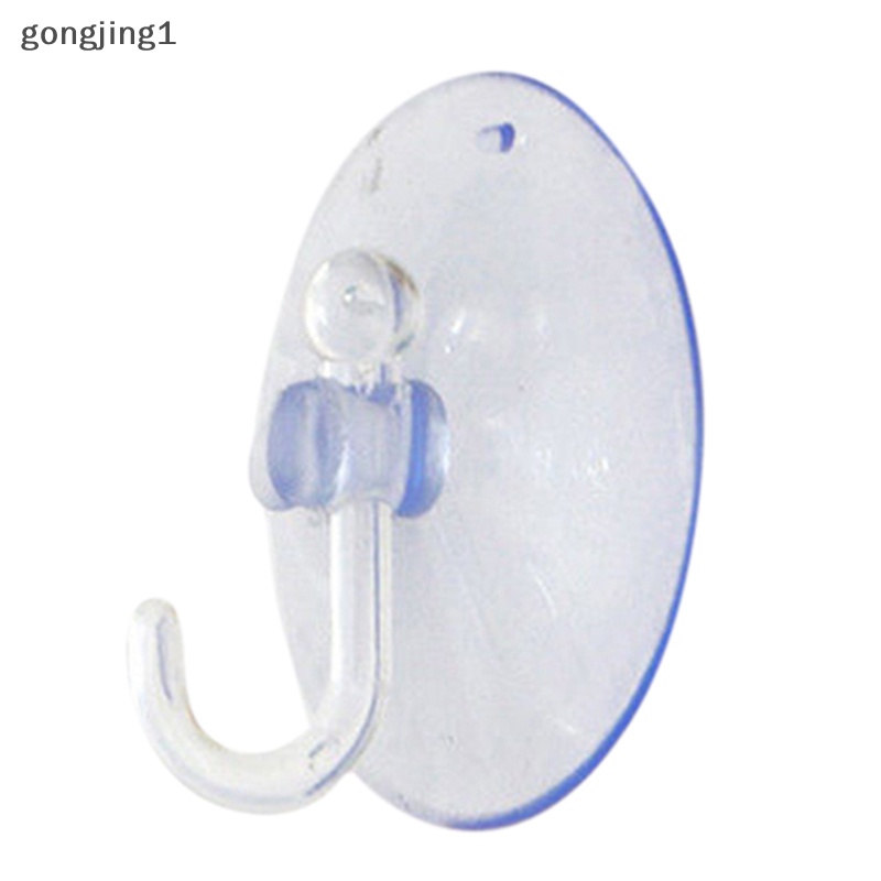 Ggg Gantungan Kait Dinding Transparan Dapur Kamar Mandi Suction Cup Sucker Accessorie ID