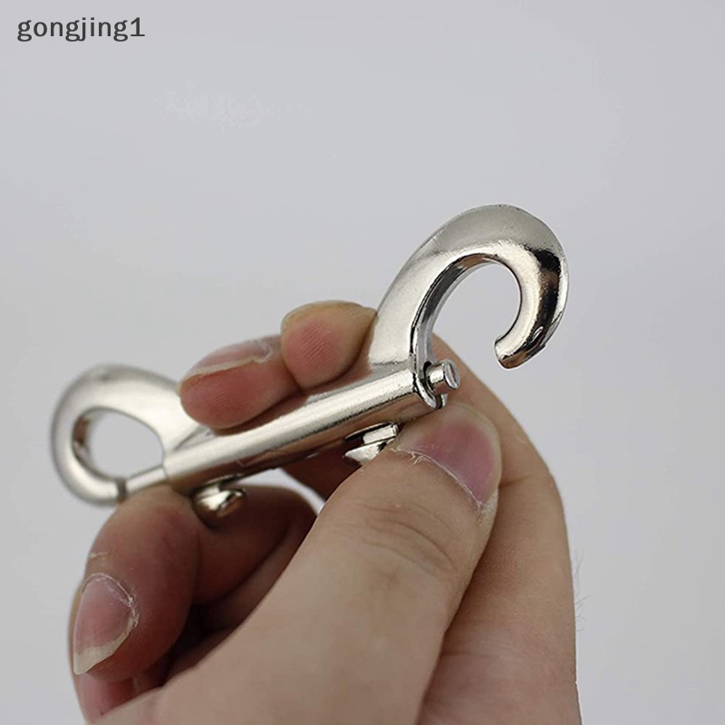 Ggg Double Ended Bolt Snap Hooks Heavy Duty Trigger Chain Klip Logam Kelas Laut Untuk Digunakan Pertanian Ember Air Dog Leash Horse Tack ID