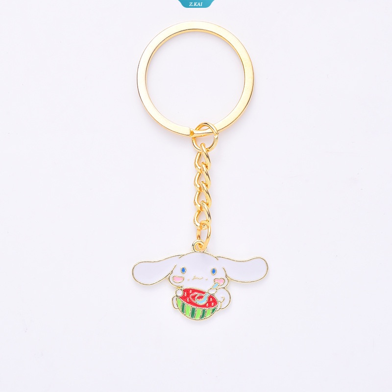 Kreatif Sanrio Seri Hewan Gantungan Kunci Akrilik Cinnamoroll Keychain Tas Liontin Aksesoris Mainan Anak Hadiah [ZK]