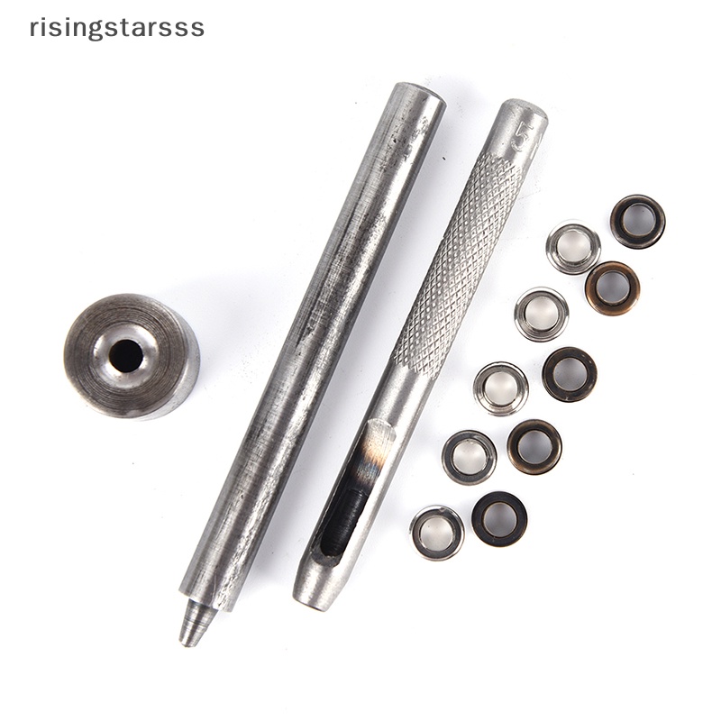 Rsid Span-new 1pc eyelet tool set grommet kit+100Mata Ikan Untuk diy kydex Sarung huning parts Jelly