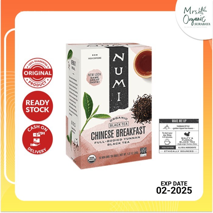 

NUMI - Organic Chinese Breakfast Tea - 36g
