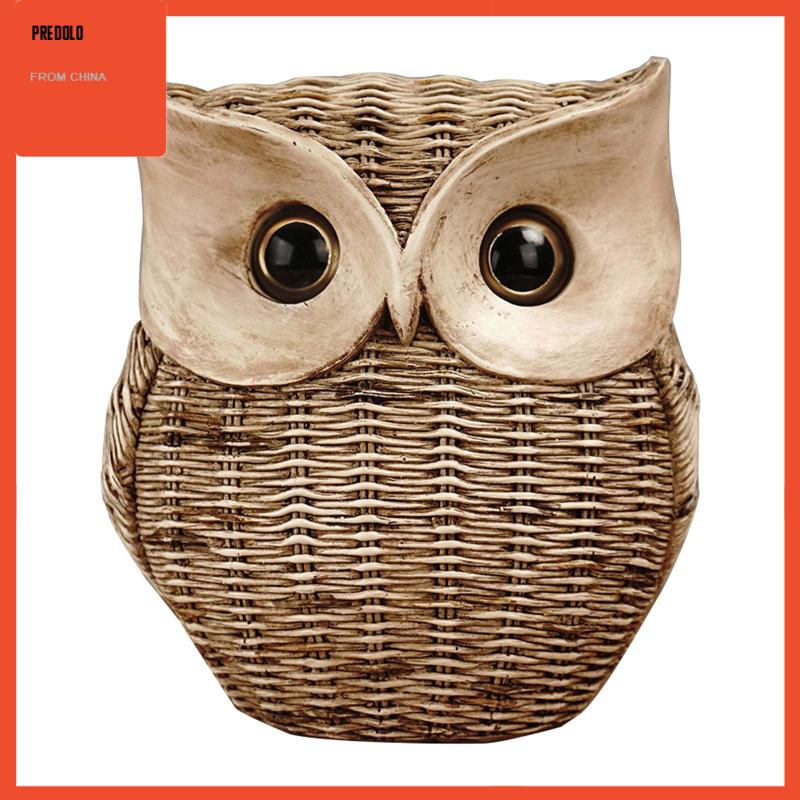 [Predolo] Patung Burung Hantu Dekorasi Rumah Ornamen Burung Hantu Kreatif Untuk Kamar Tidur Cafe Hadiah Ulang Tahun