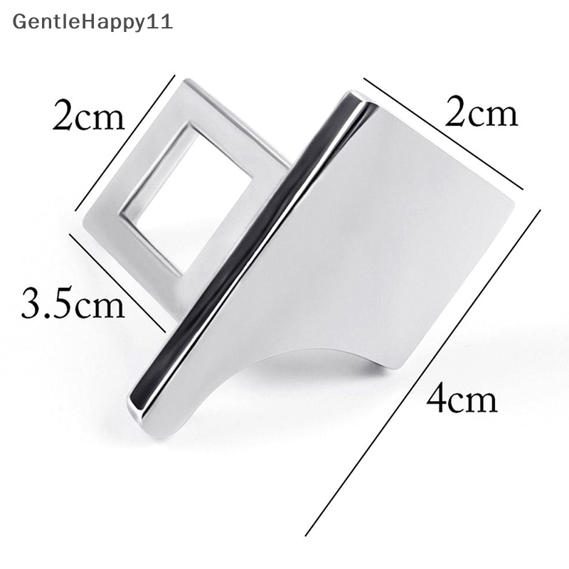 Gentlehappy Hidden Car Seat Safety Belt Buckle Clip Metal Insert Card Interior Gesper Kursi id