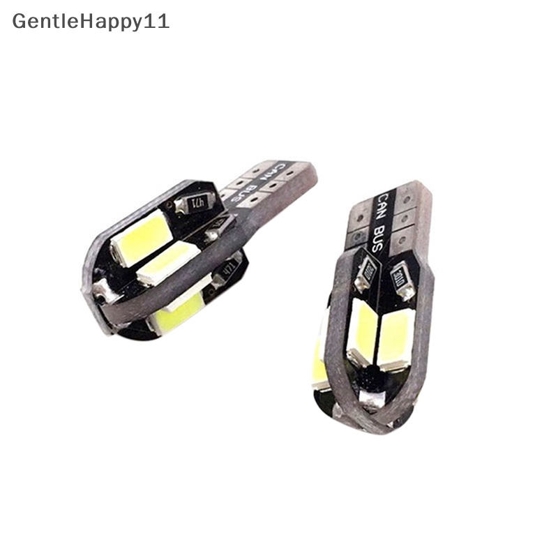 Gentlehappy 10PCS Canbus T10 194 168 W5W 5730 8led SMD Putih Lampu Side Wedge Mobil id