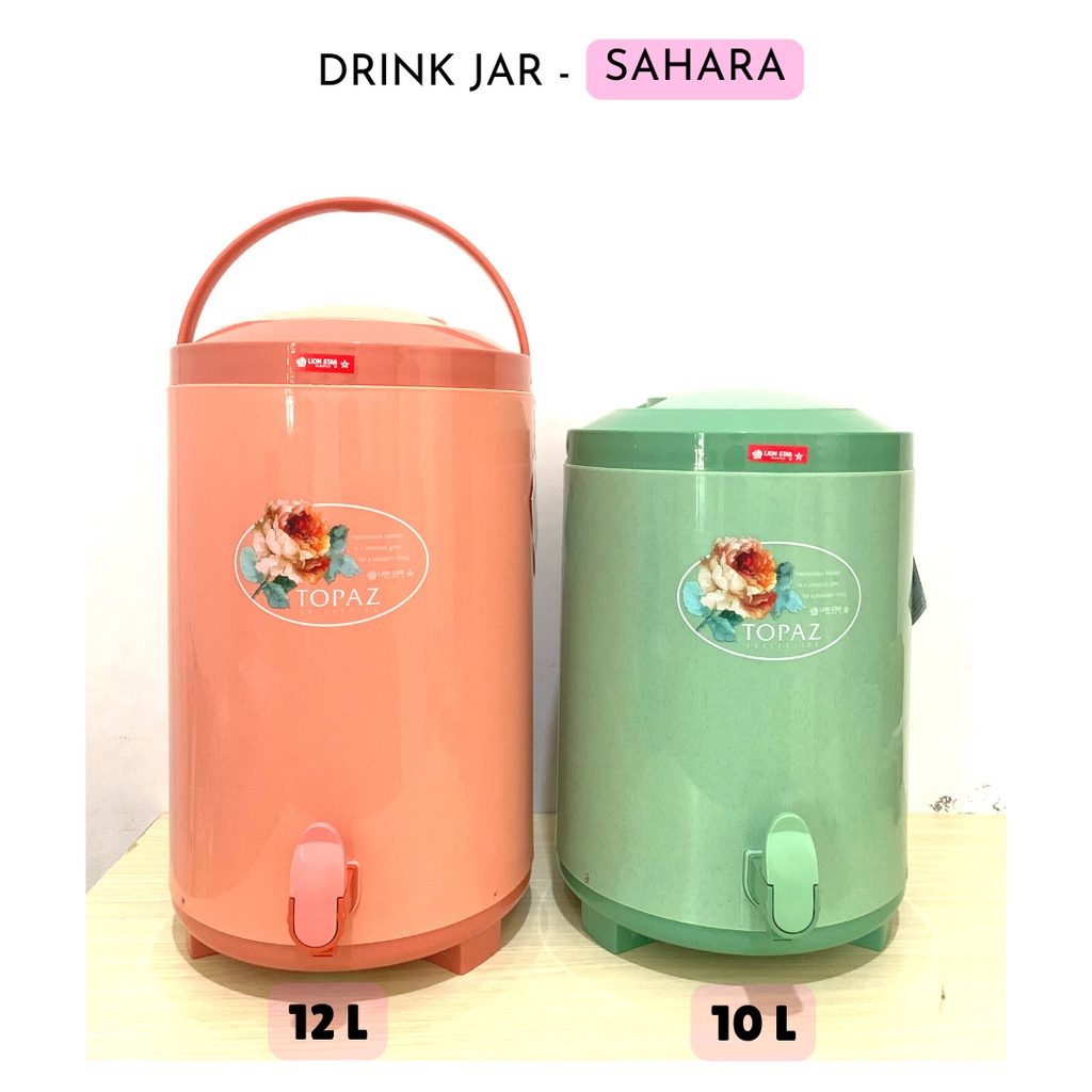 Tempat Air Minum Besar 12 Liter - Sahara Drink Jar / Dispenser Kran Manual