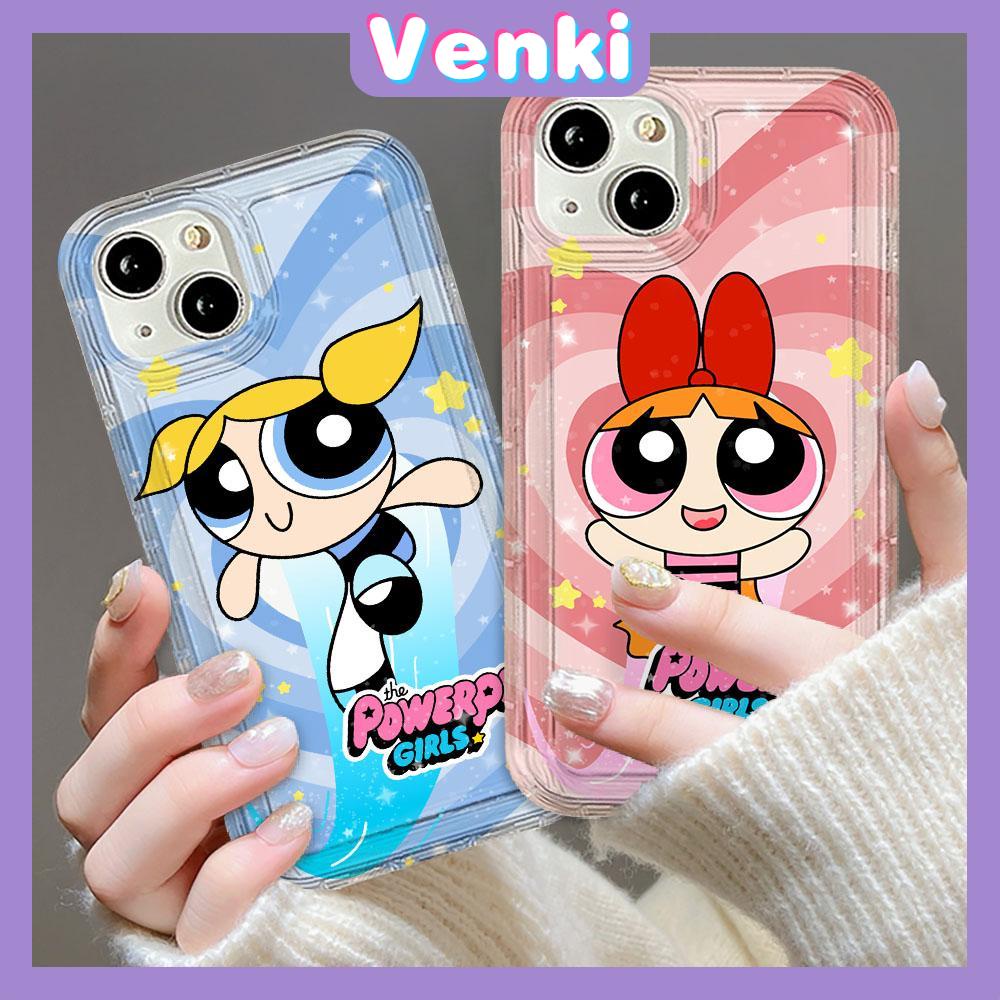 VENKI - For iPhone 11 Case Clear Phone Case TPU Soft Case Airbag Shockproof Protection Camera Cute Little Girl Compatible with iPhone 14 13 Pro Max iPhone 12 Pro Max XR XS 7 8Plus