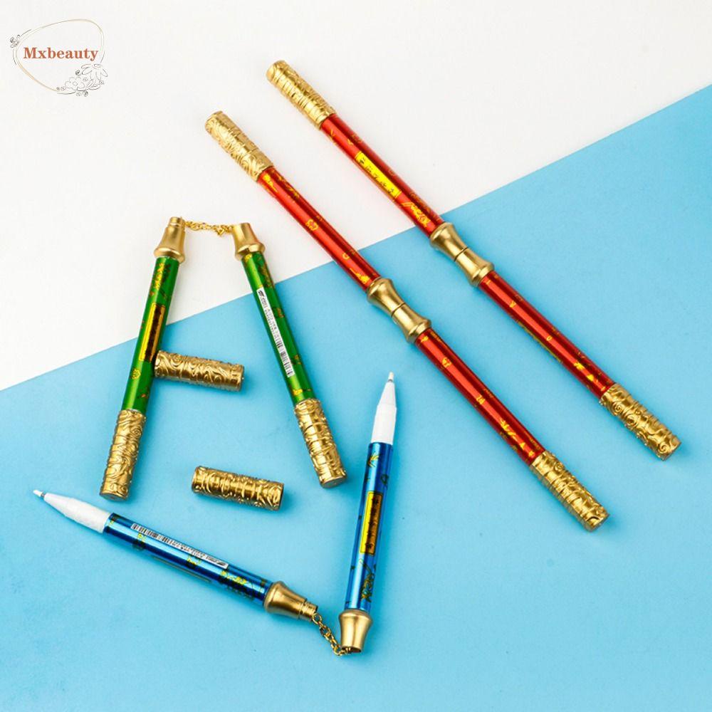 Mxbeauty. Pulpen Netral Kreatif Tahan Lama Random Siswa 0.38mm Alat Tulis Menulis Penandatanganan Pen