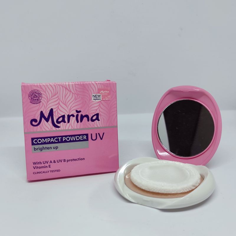 NUZ - ❄️MATCHA❄️ MARINA COMPACT POWDER UV PROTECTION - BEDAK PADAT BY MARINA UV PROTECTION
