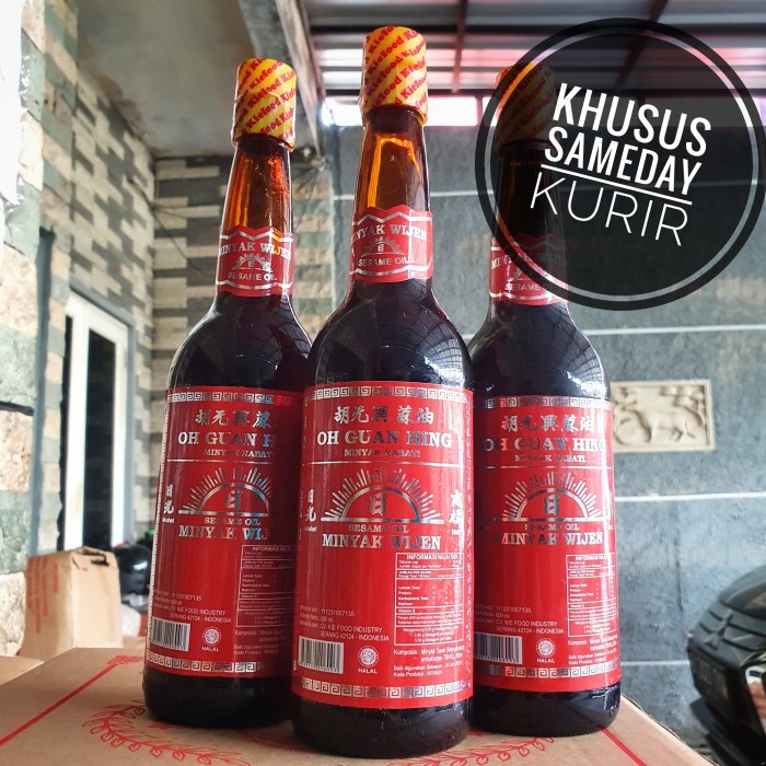 

[BISA COD] Minyak Wijen Oh Guan Hing Halal (600ml) - WRAP BIASA