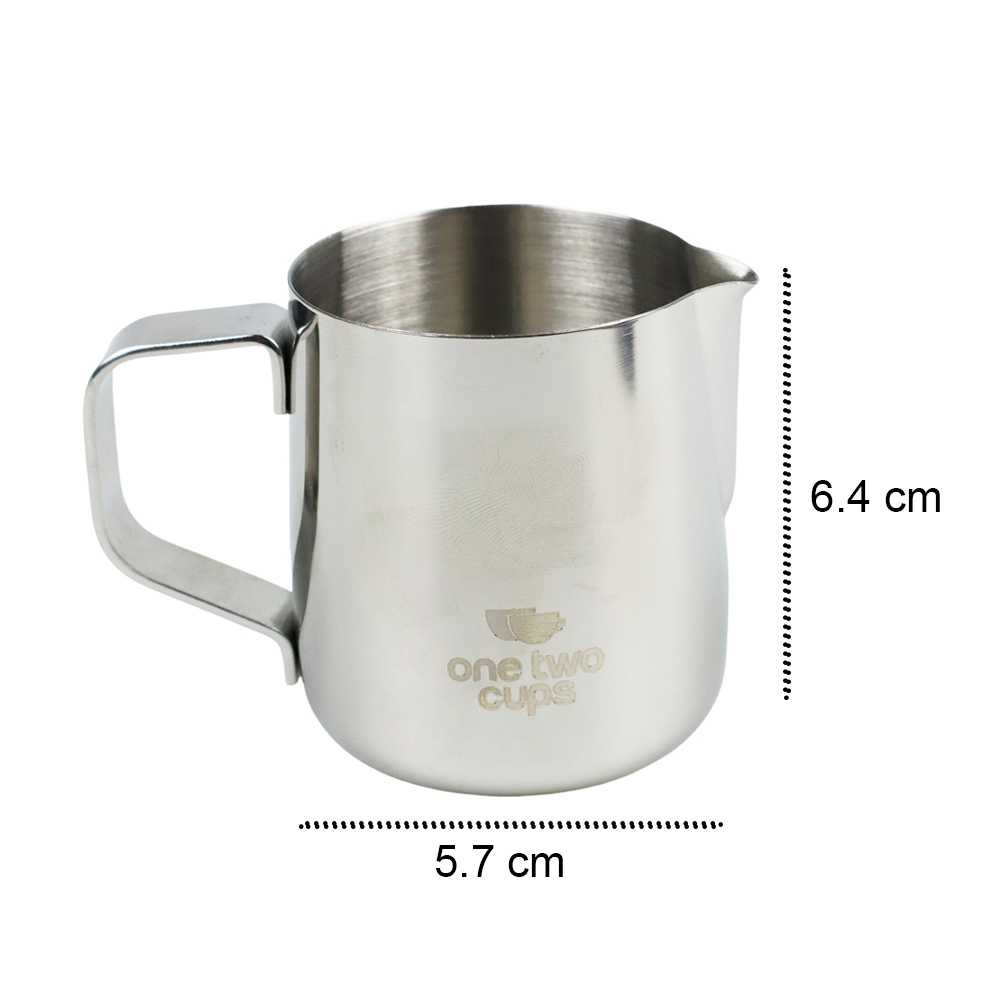 One Two Cups Gelas Milk Jug Kopi Espresso Latte Art - J068