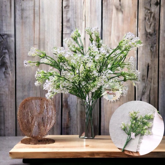 Gypsophila Artificial / Bunga Baby Breath Putih