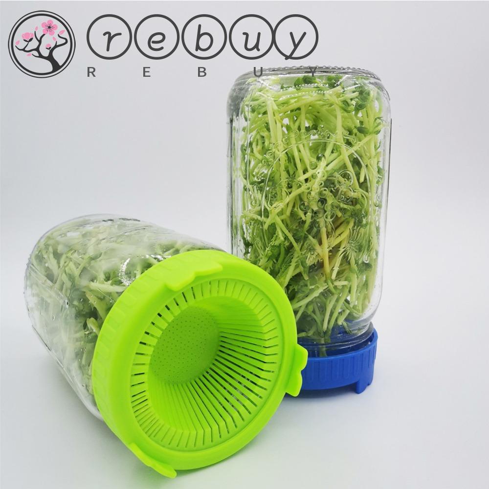 Rebuy Ggermination Lid Universal Multifungsi Sprouting Kitchen Tutup Saringan Kecambah Plastik