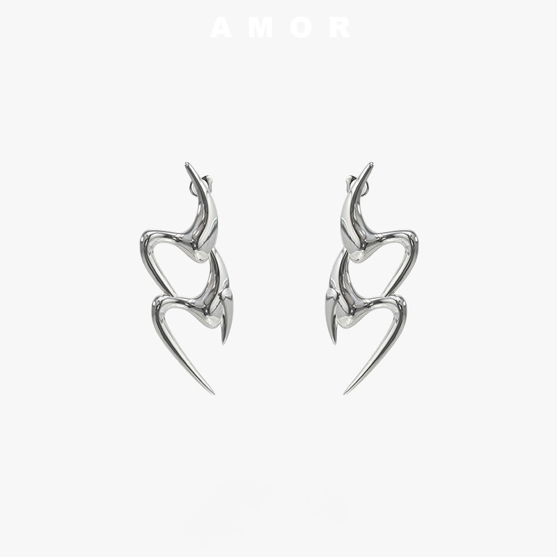 Y2k note shape, Anting Desain Asli, Anting Untuk fashion Wanita
