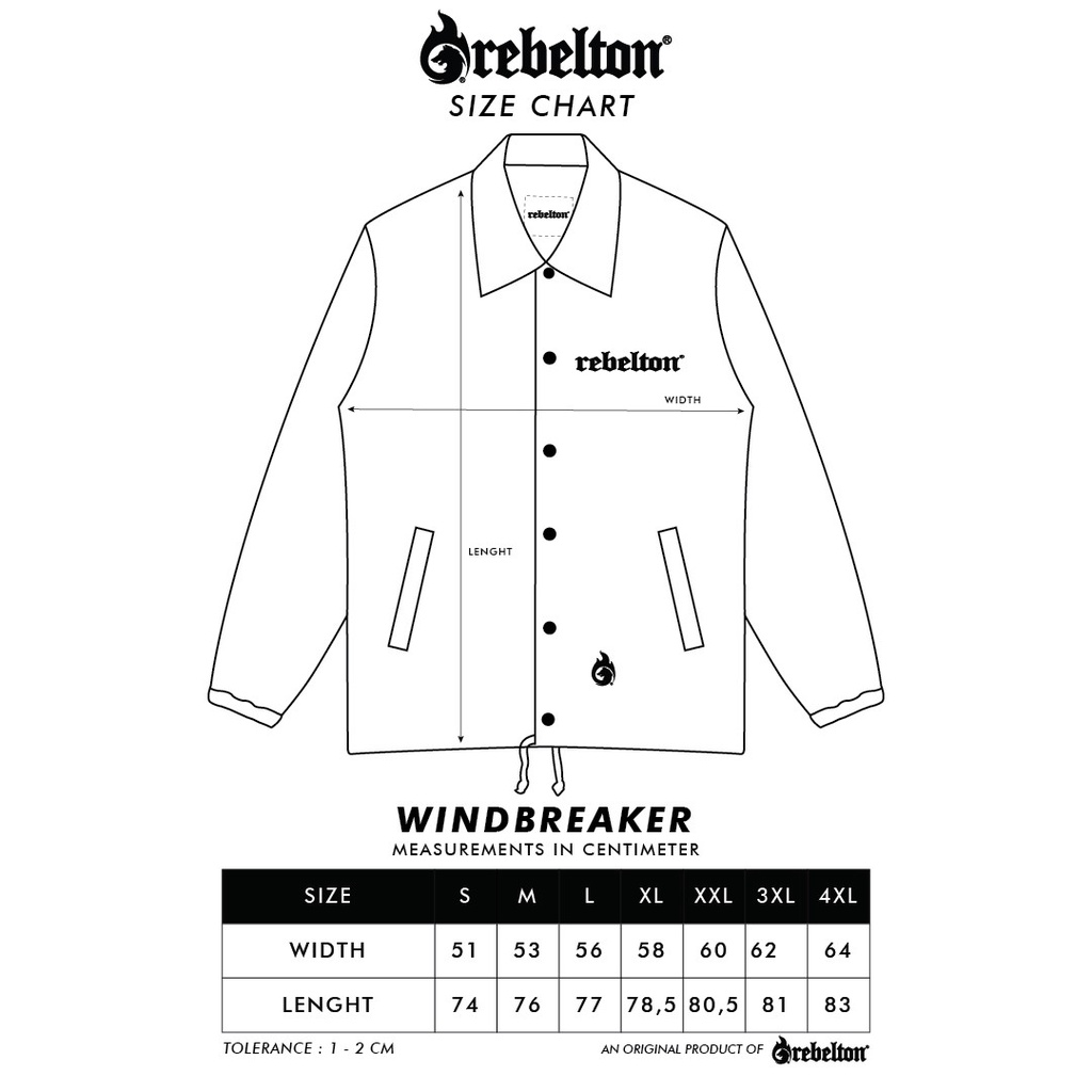 JACKET WINDBREAKER REBELTON | OG REBS COACH