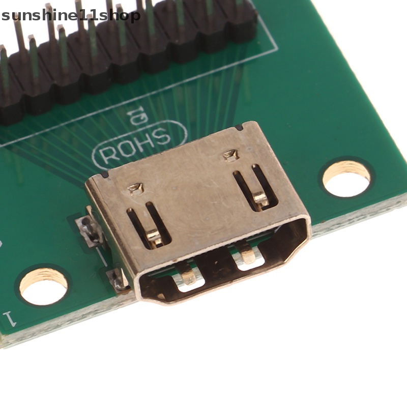 Sho Compatible Dengan HDMI 19Pin test Socket Jack 19Pin Adapter test Board Dengan Papan PCB N