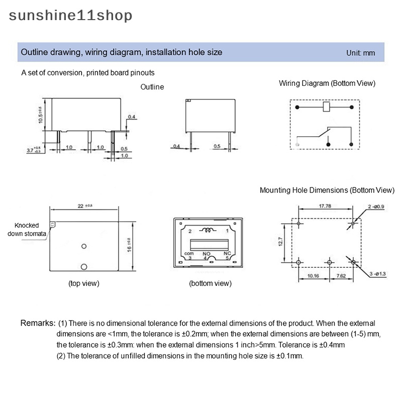 Sho New YTA-SS-105DM; YTA-SS-112DM; YTA-SS-124DM; (7520-1A-16A) Relay 4pins N