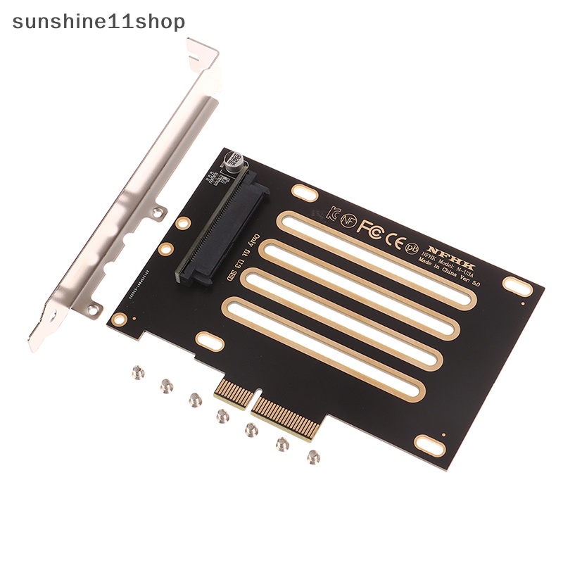 Sho U.3 SSD U3 Kit SFF-8639 Ke PCI-E 4.0 X4 Lane Host Adapter Untuk Motherboard PM1735 N