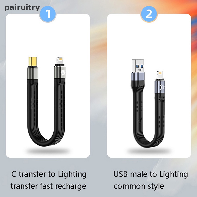 Kabel Data PRT Type-C female to lighg male Kabel Data USB Tipe C PD 20W Kabel PRT