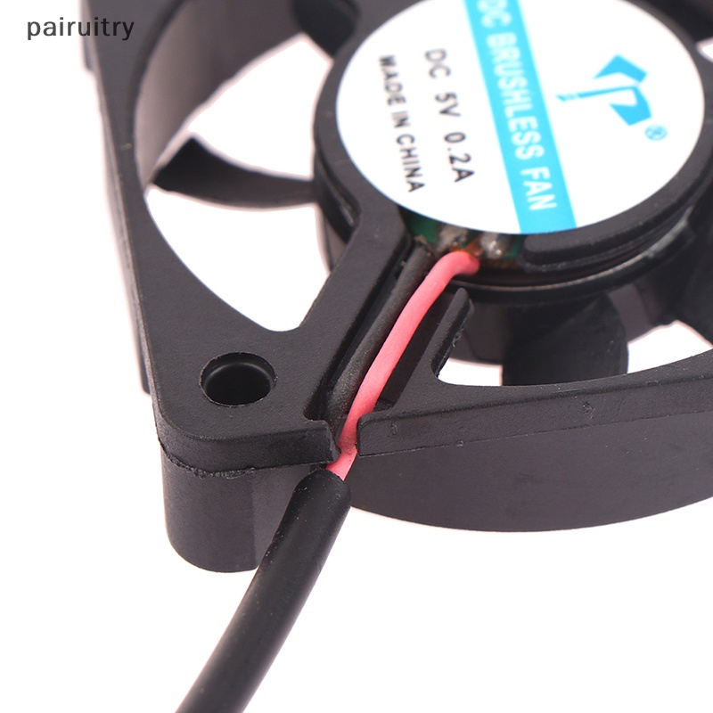 Prt 1Pc DC5010 Kipas Angin Silent 5V Berminyak Kabel USB Konektor Humidifier PC Fan Cooler PRT