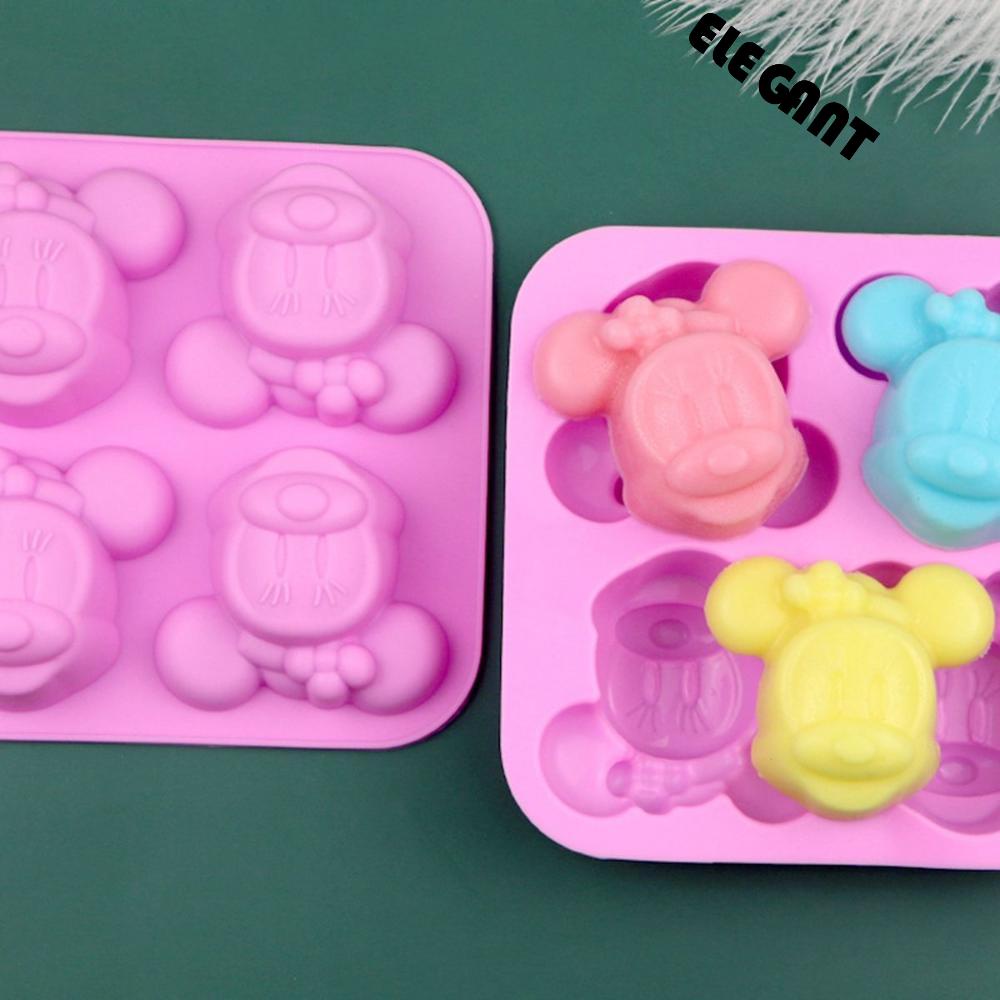 [Elegan] Cetakan Kue Dapur Handmade 3D DIY Silikon Kartun Sugarcraft
