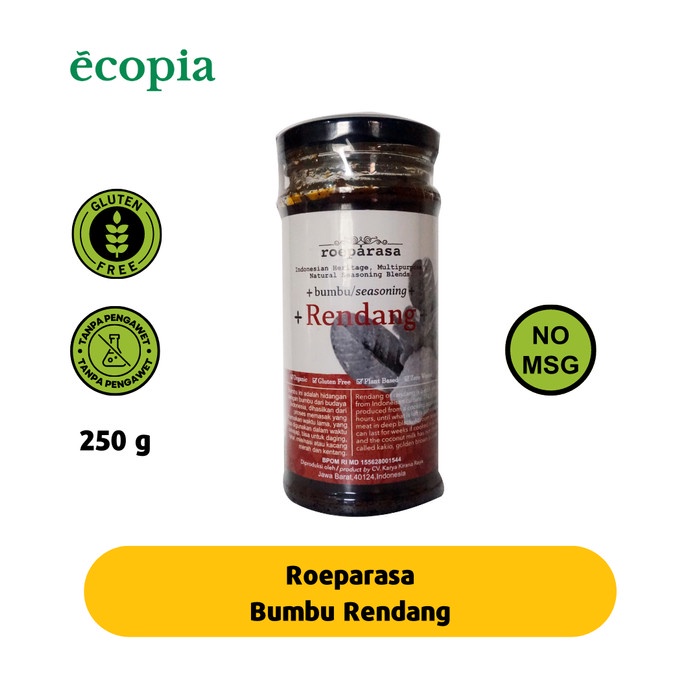 

Promo~Bisa COD Bumbu Rendang Roeparasa Bumbu Alami Non MSG 250 gr