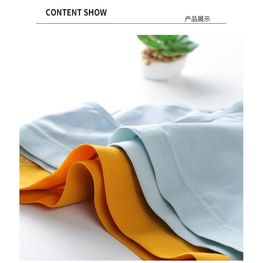 ZASKIYA- Celana Dalam Mid Waist Cd Polos Import Undies Premium A06 TM