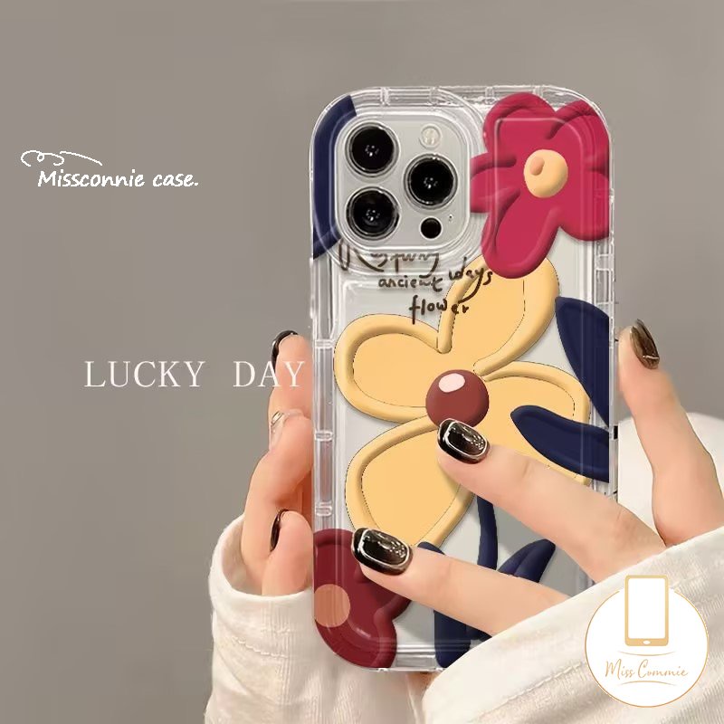 Ins Korea Spring Oil Painting Flowers Case Untuk Realme C53 C55 C35 C30 C15 C25s C33 C25Y C21Y 5s 7i 9i 5 6i 5i C12 C17 C11 2020 C30S C25 C2 C1 C3 C11 C20 Flower Airbag Soft Cover