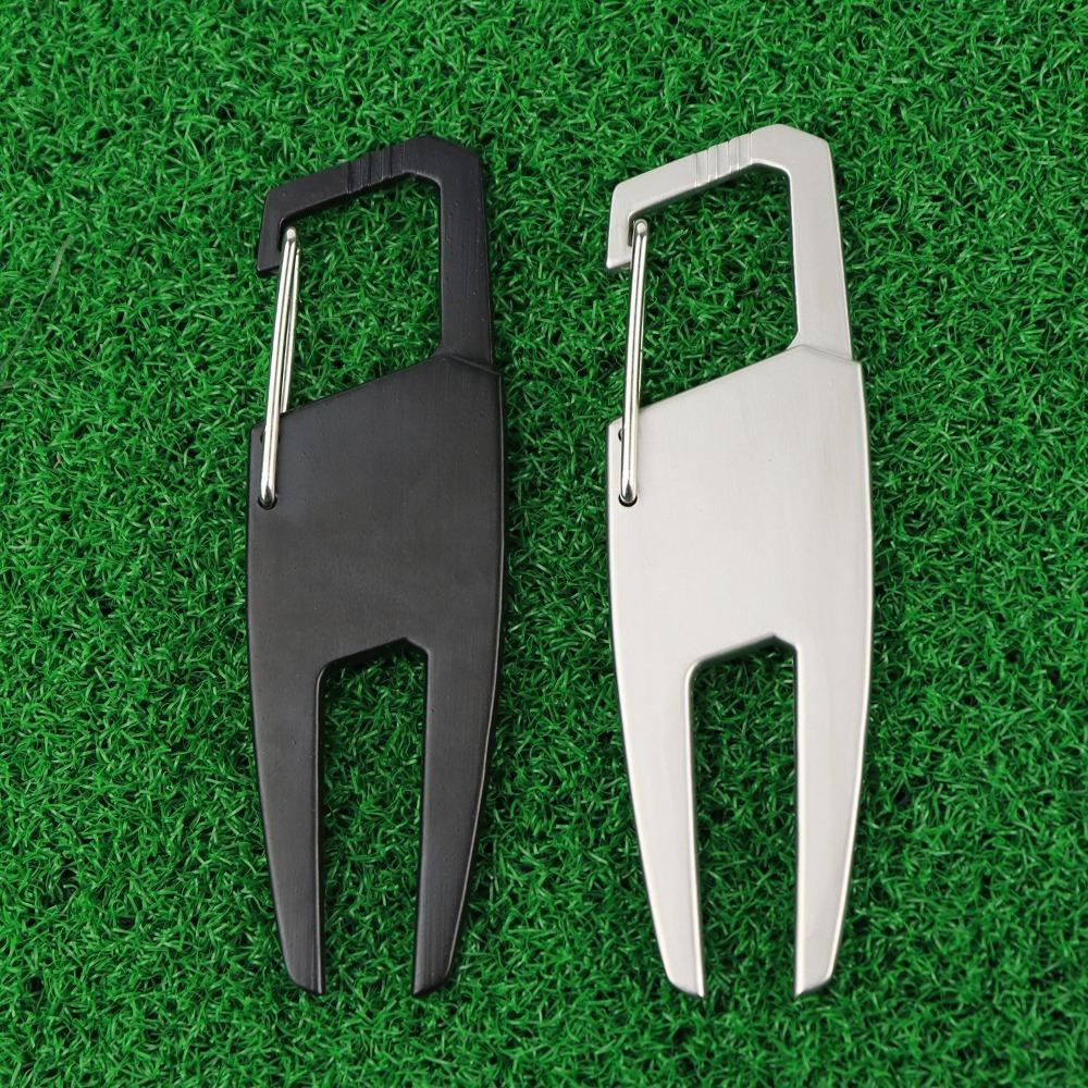 Lanfy Golf Menempatkan Garpu Hijau Dengan Gesper Yang Dapat Disesuaikan Untuk Golf Pitch Zinc Alloy Outdoor Pembersih Alur Pembersih Garpu Rumput Posisi Bola Alat Divot Golf