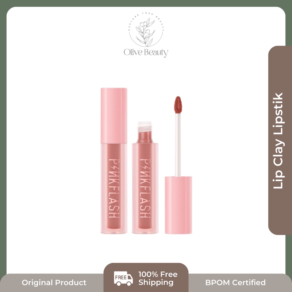 PINKFLASH PinkSweetie Fuzzy-Soft Velvet Matte Lip Clay Lipstik