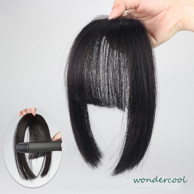 Toupee human Hair Tempelan penutup botak rambut asli toupee tipis layer rambut asli-Won