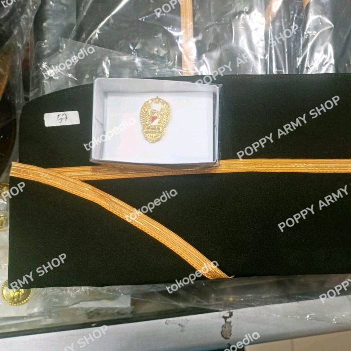 TOPI MUT PAMEN TNI AD + EMBLEM - TOPI MUT TNI AD PAMEN LIS BANGKOK