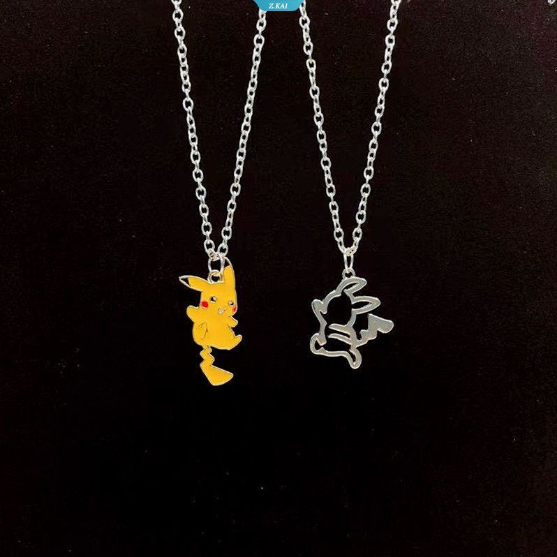 Kalung Pokemon Pikachu Baru Pria Dan Wanita Ins Baru Lucu Kartun Anime Karakter Kepribadian Hip Hop Liontin Hadiah Ulang Tahun [ZK]