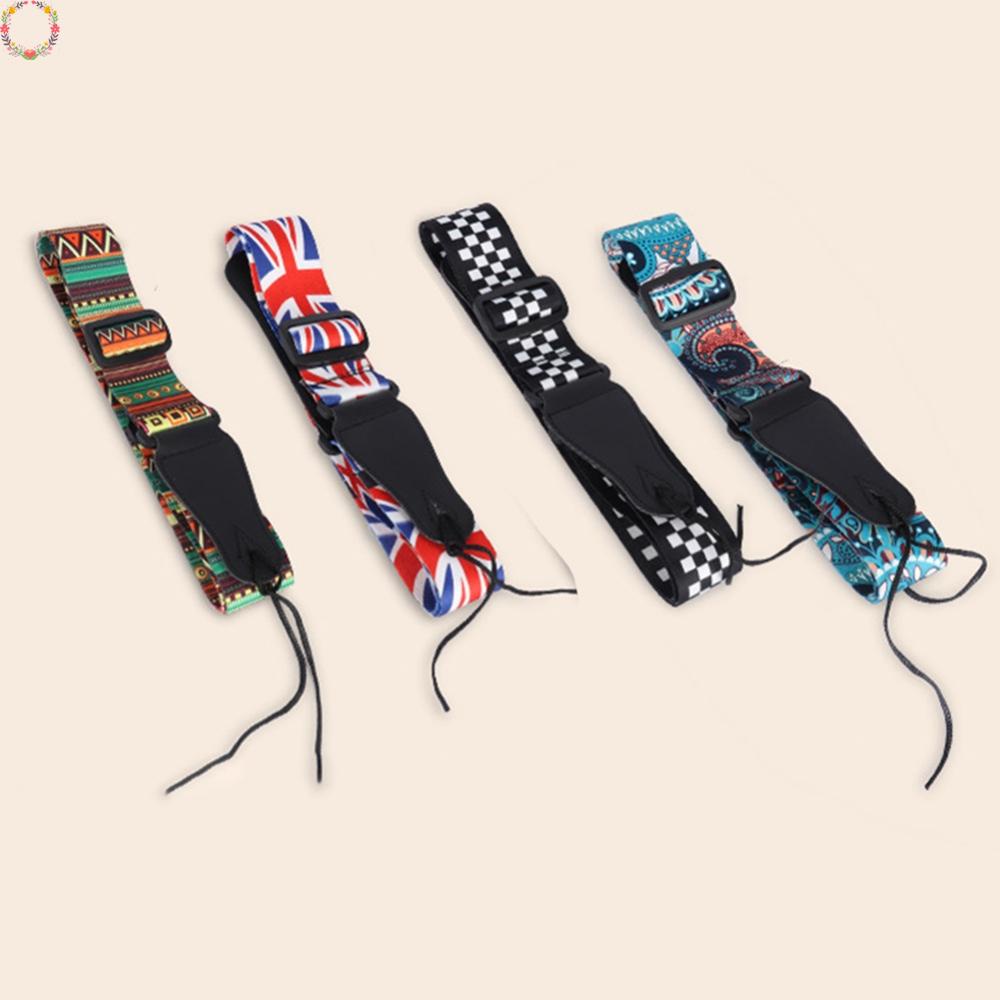 Strap Gitar Untuk Gitar Listrik Akustik &amp; Bass Gitar Multi Warna.Nylon.Part