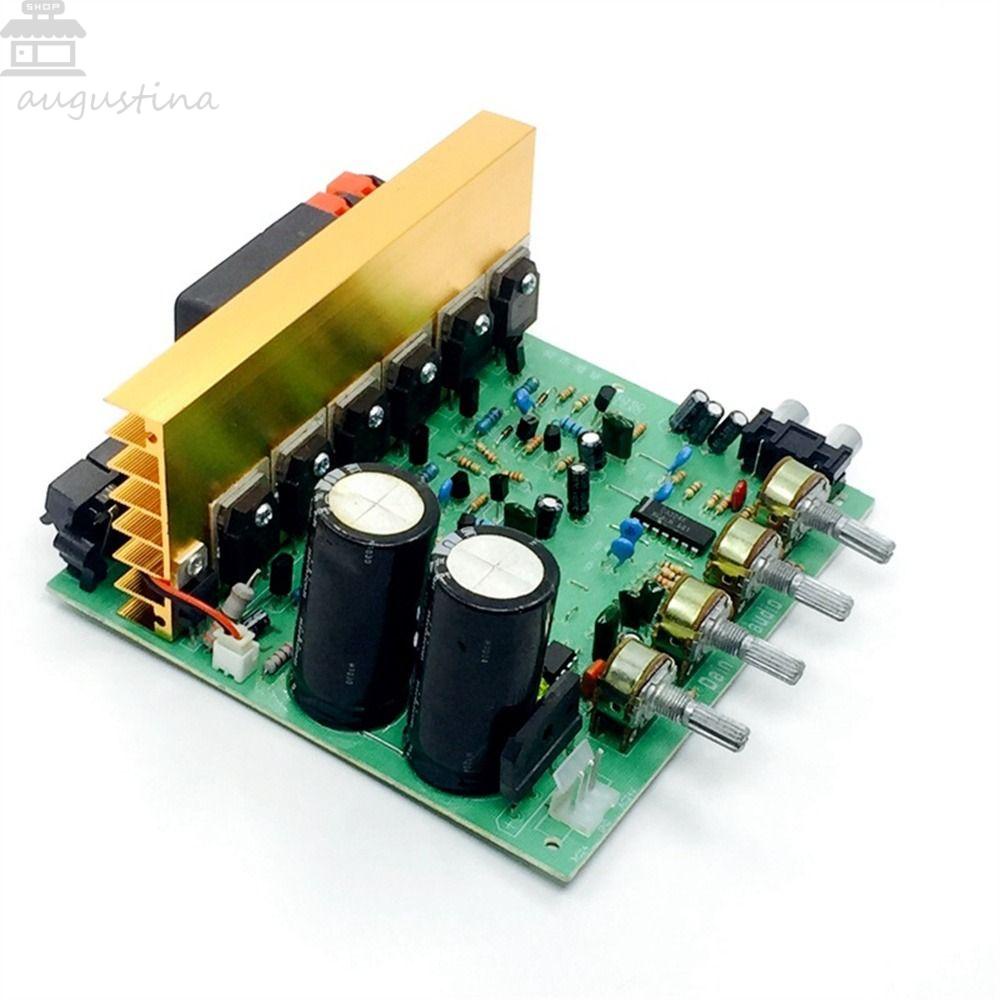 Kit Elektronik Audio Amplifier AUGUSTINA DX-2.1 High Power Subwoofer Daya Besar 2.1 Channel Suara|Papan Amplifier Papan