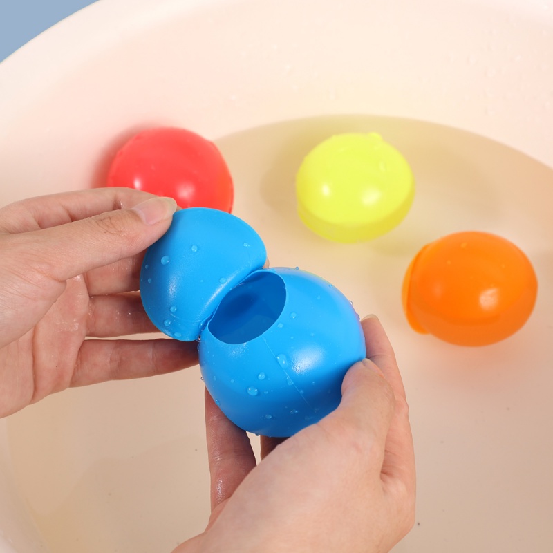 High Quality Reusable Soft Silicone Water Ball/ Fillable Water Balloons Pool Interaktif Toy/ Mainan Bola Percikan Lempar Anak-Anak Pantai Luar Ruangan