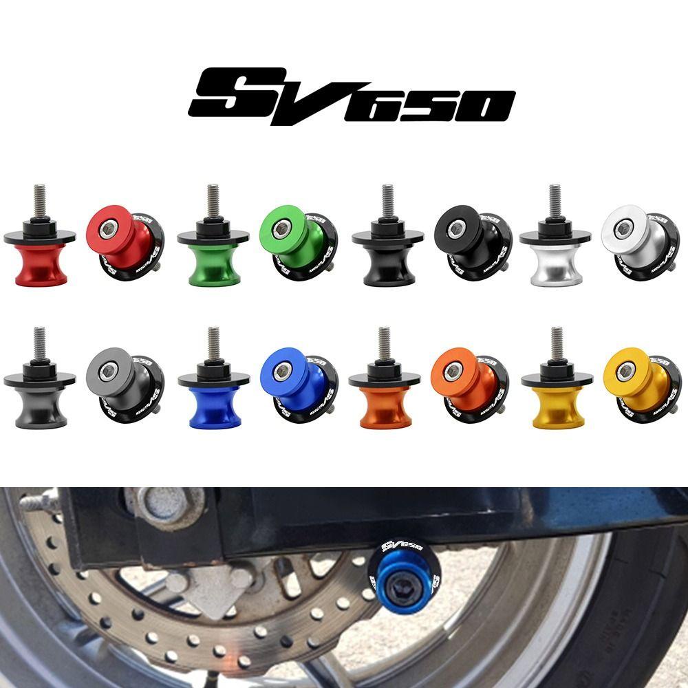 Lanfy Motor Swingarm Spools Slider Dimodifikasi Untuk Suzuki Aksesori Motor Paduan Aluminium Sekrup Swing Arm Protector Motor Sliders Screw