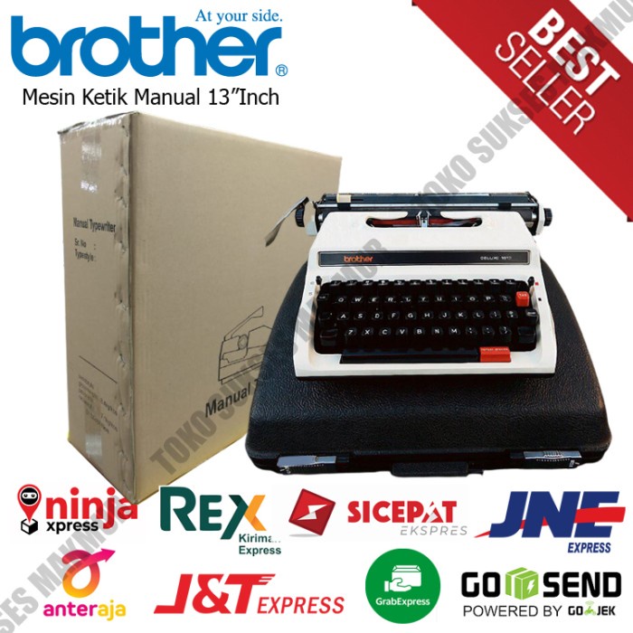 

BROTHER M2000 13" inch - Mesin Tik / Ketik Manual
