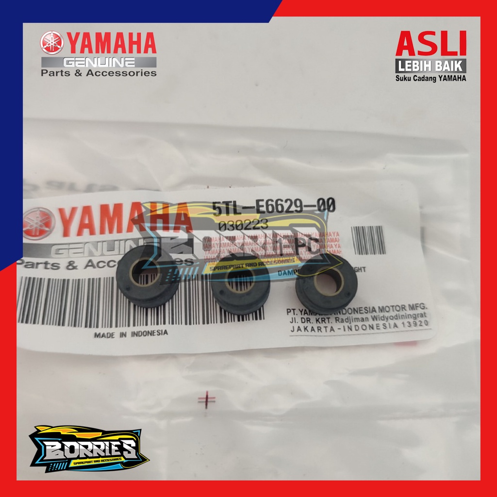 1SET KARET KAMPAS GANDA MIO SPORTY SMILE ORIGINAL ORI YAMAHA 5tl-e6629-00