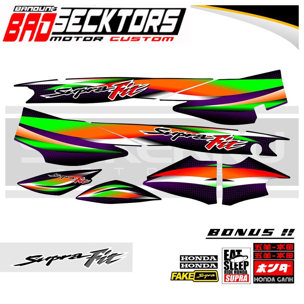 STRIPING SUPRA FIT LAMA 3/ STIKER SUPRA FIT OLD / STICKER SUPRA FIT OLD / SETIKER SUPRA FIT LAMA / S