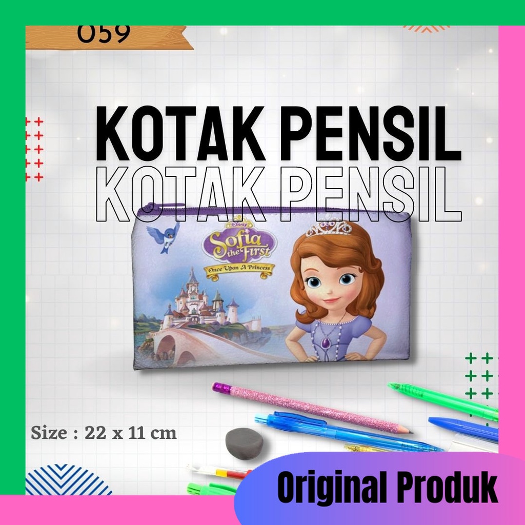 

Tempat Pensil, Kotak Pensil 059 gambar Sofia The First Serbaguna Murah Dan Kualitas Terjamin , Original Produk Bahan Tebal