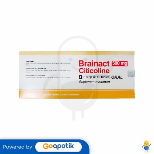 Brainact 500 Mg Box 30 Tablet