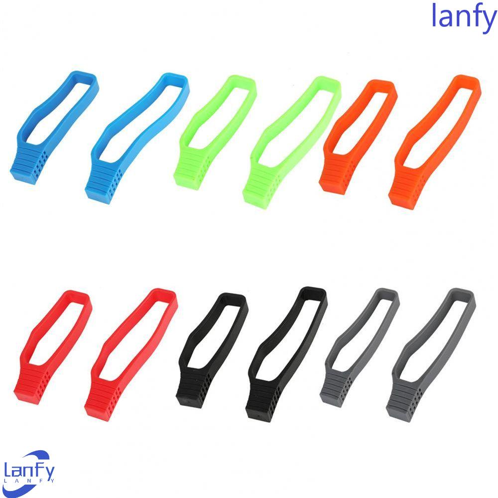 Lanfy Pelindung Rantai 1pasang Bagian Sepeda Aksesori Tensioner Rantai Sepeda Pemasangan Mudah Tensioner Rantai