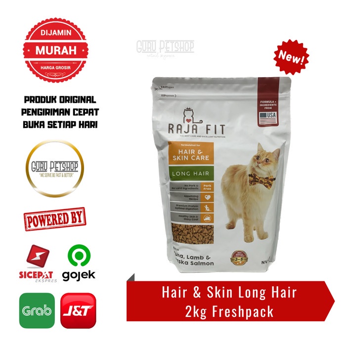 Raja Fit Hair And Skin Long Hair - Short Hair All Stages 2kg Freshpack